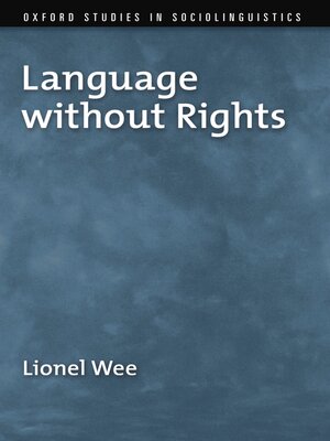 cover image of Language without Rights